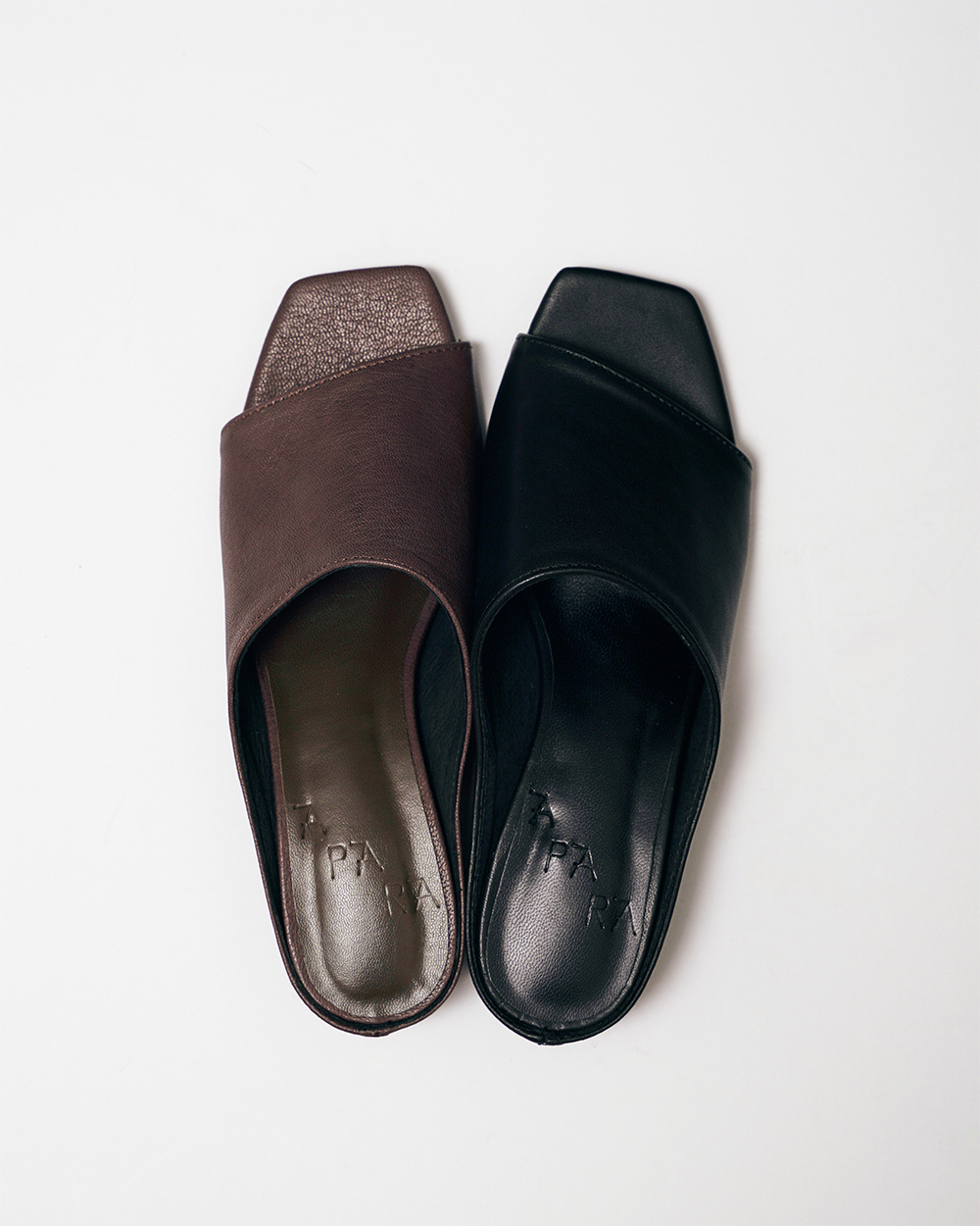 Asymmetrical Mules in Black