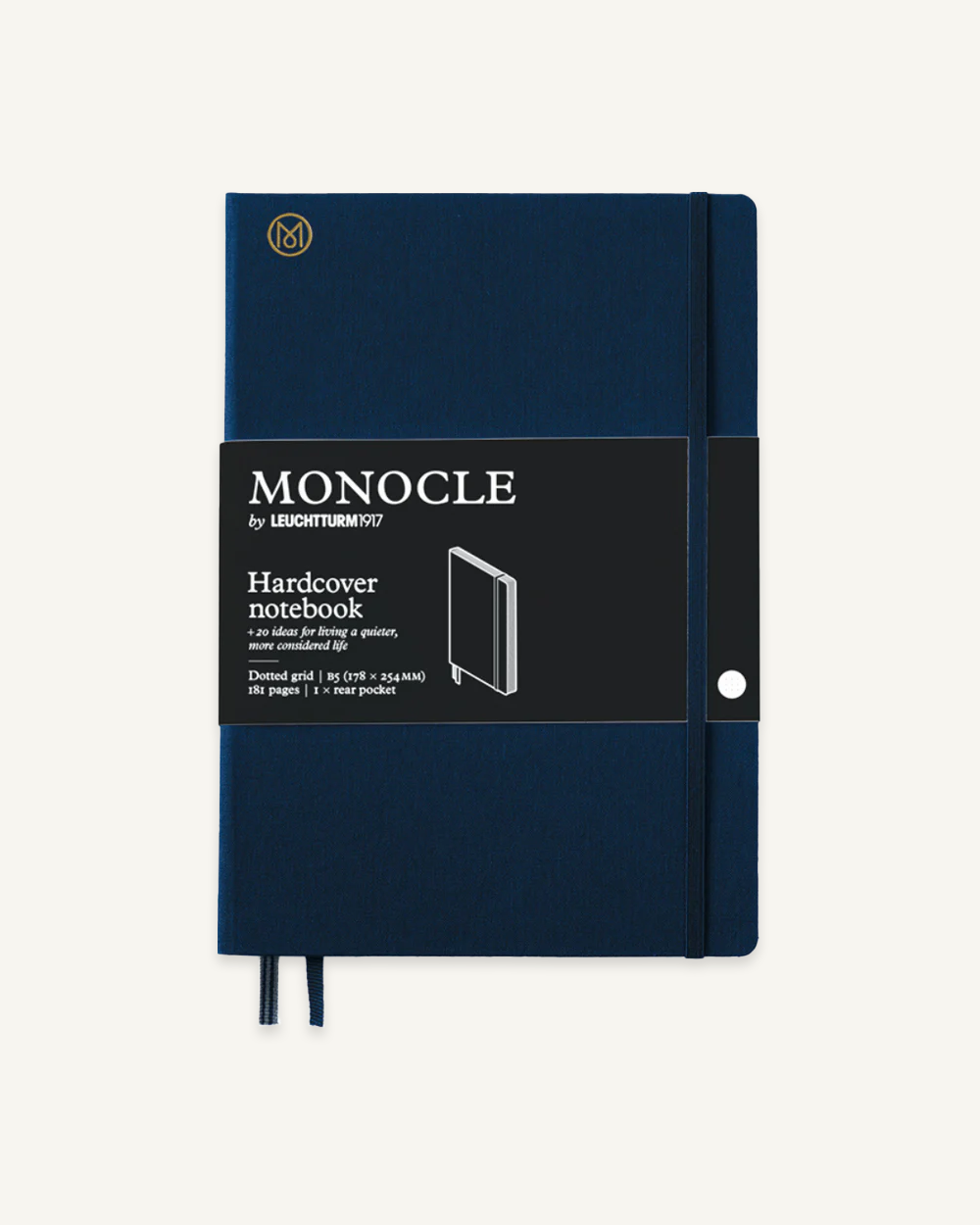 B5 Dotted Linen Hardcover Notebook