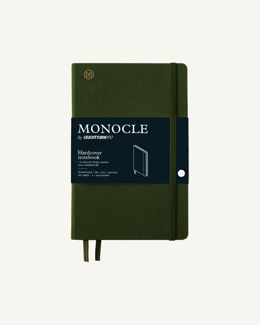 B6+ Dotted Linen Hardcover Notebook