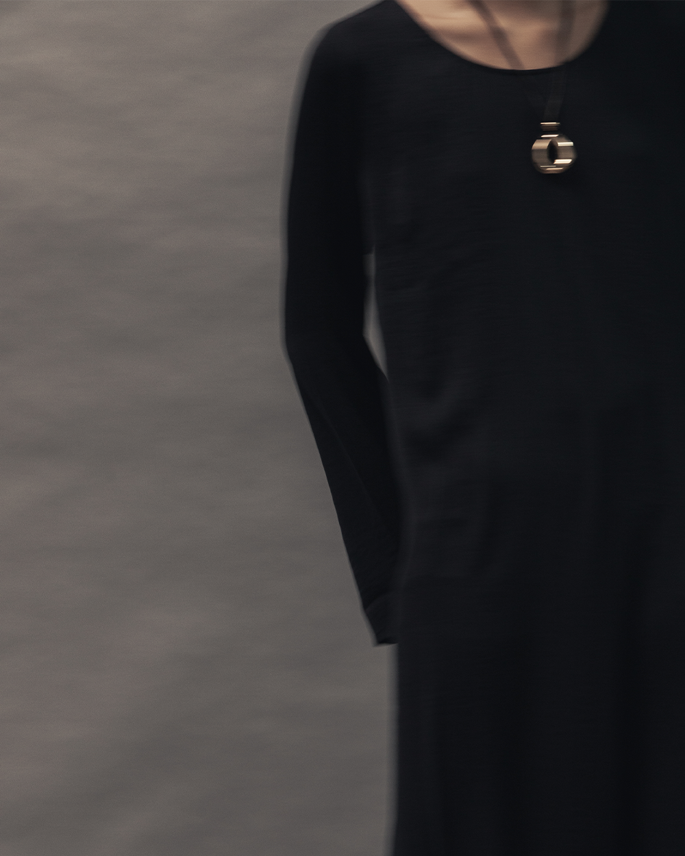 Bell Sleeve Dress in Black