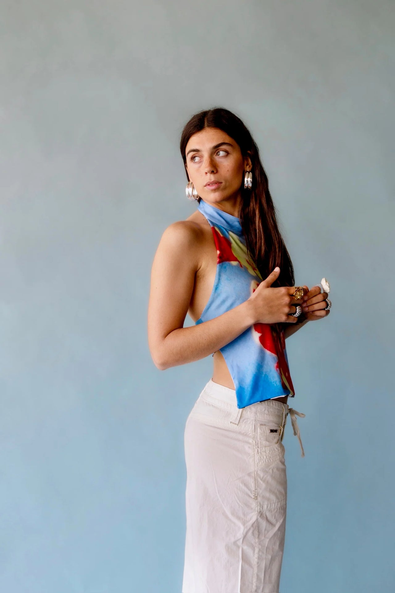 Camelia Reversible Top