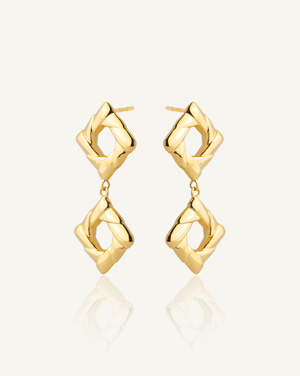 Mariela Gold Studs