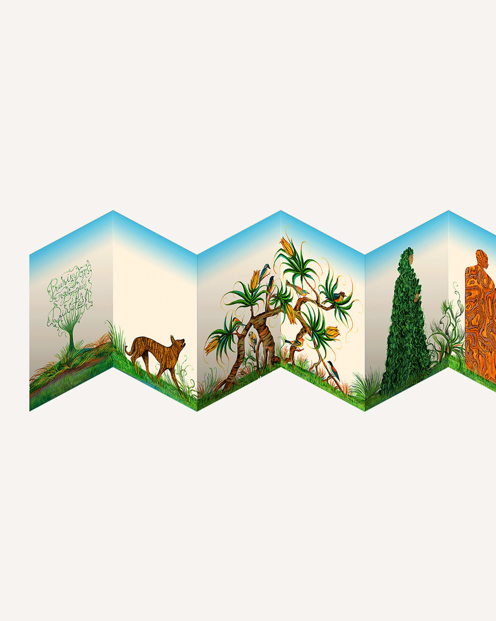 Prusisyon Ng Mga Diwata Accordion Zine