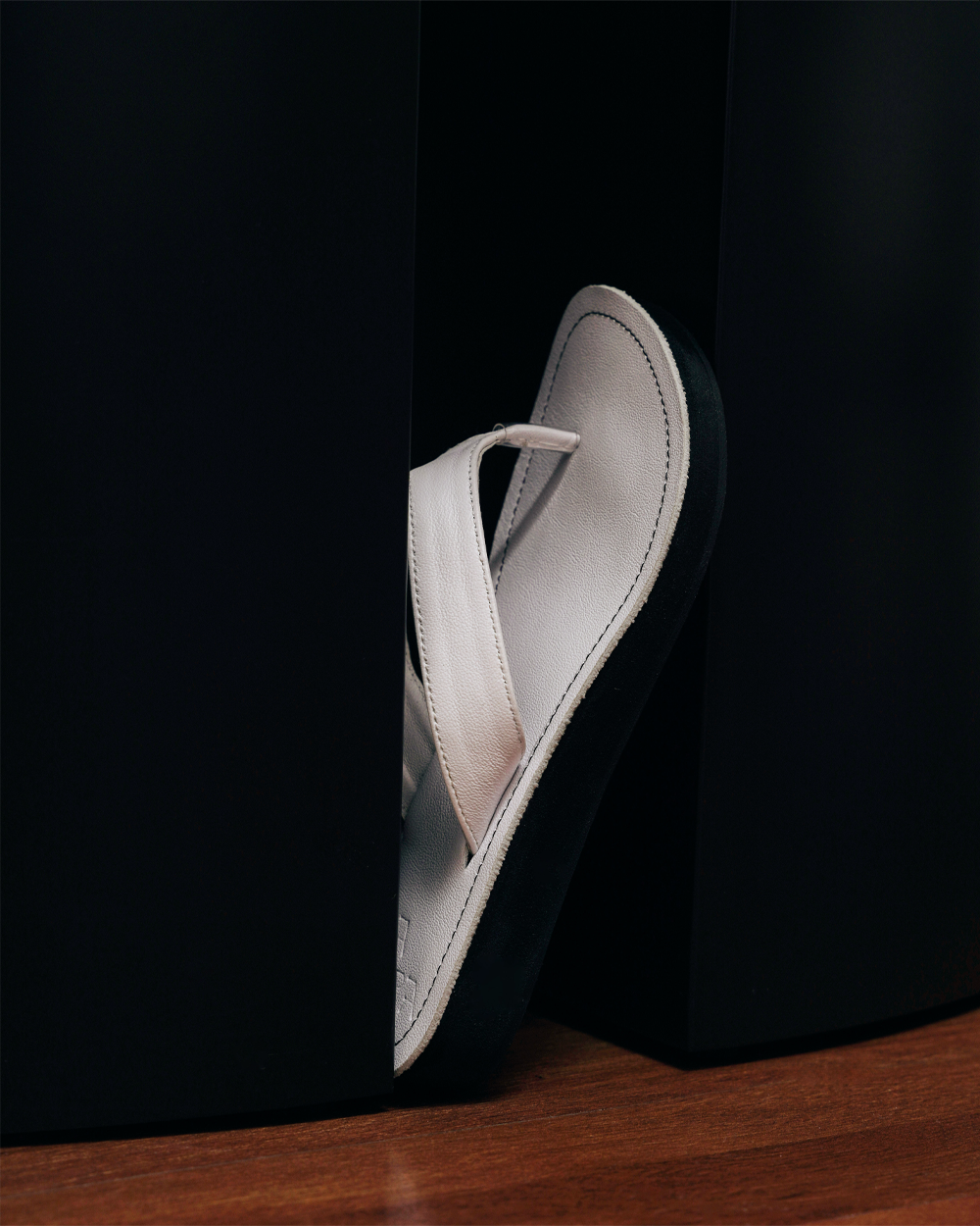 Thong Sandals in White