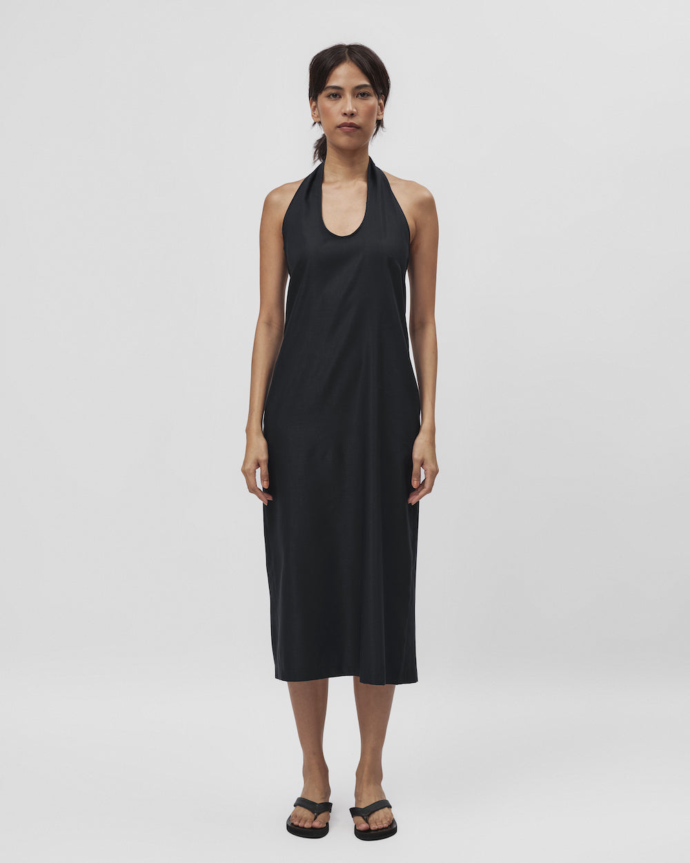 Halter Dress in Black