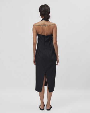 Halter Dress in Black
