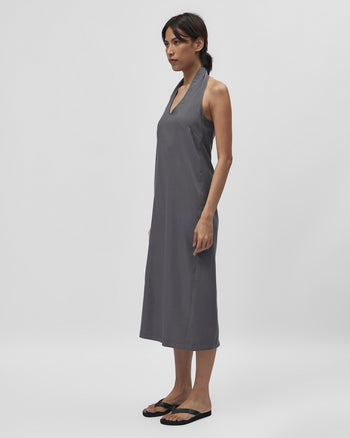 Halter Dress in Grey