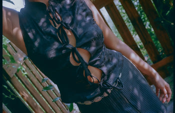 Annie Top in Charcoal