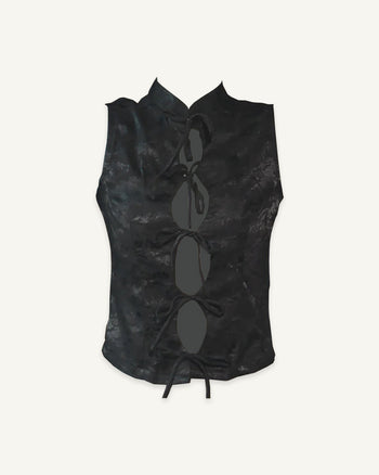 Annie Top in Charcoal