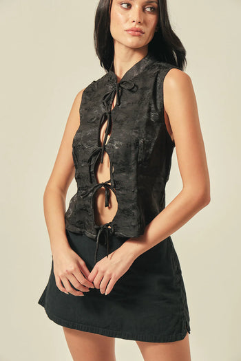 Annie Top in Charcoal