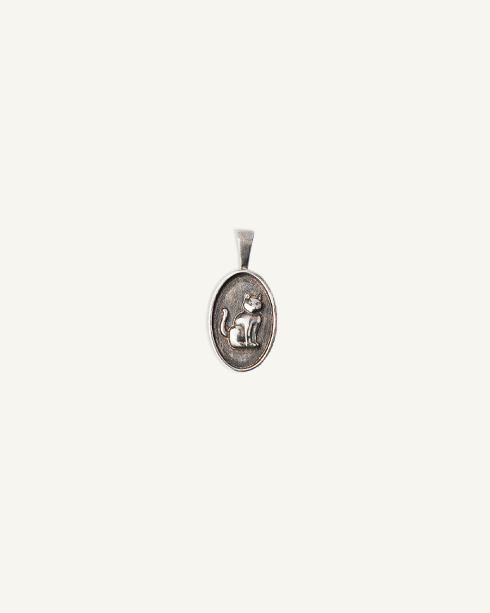 James Oxidized Silver Necklace