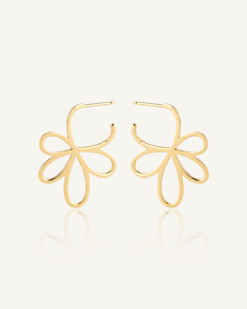 Daisy Gold Studs