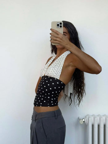 Isabela Polka Dots Top