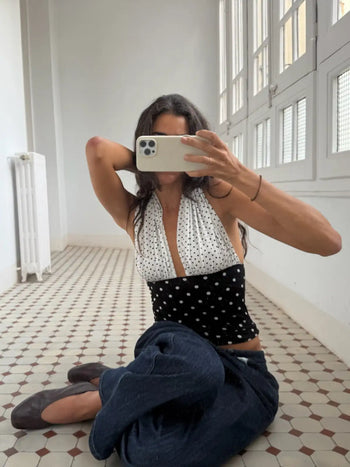 Isabela Polka Dots Top