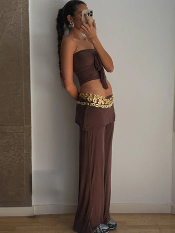 Luna Brown Pants