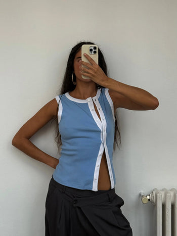 Maddie Blue Top