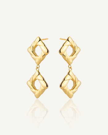 Mariela Gold Studs