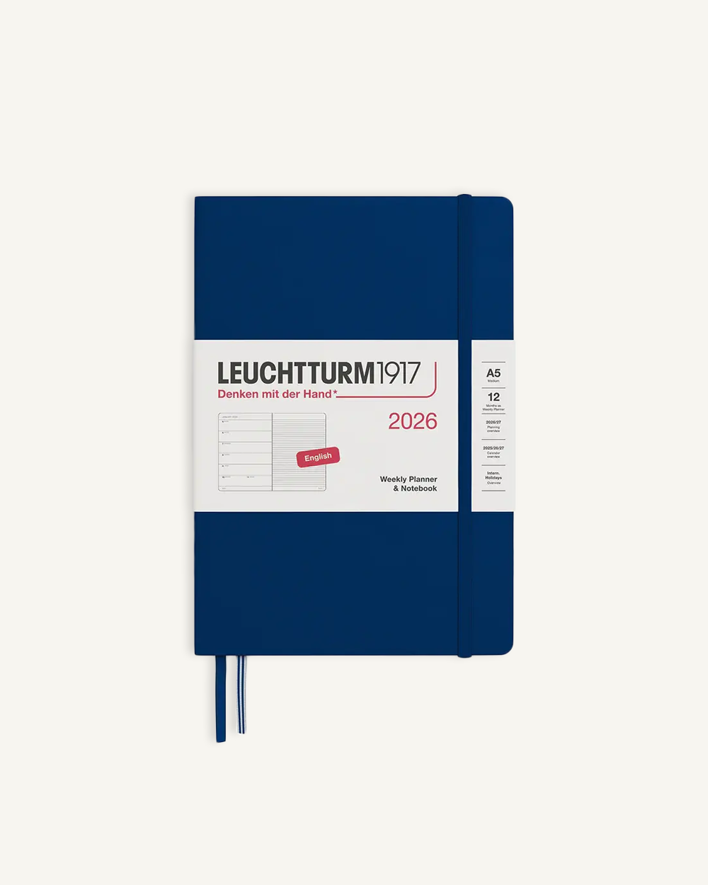 Weekly Planner & Notebook 2026 Hardcover