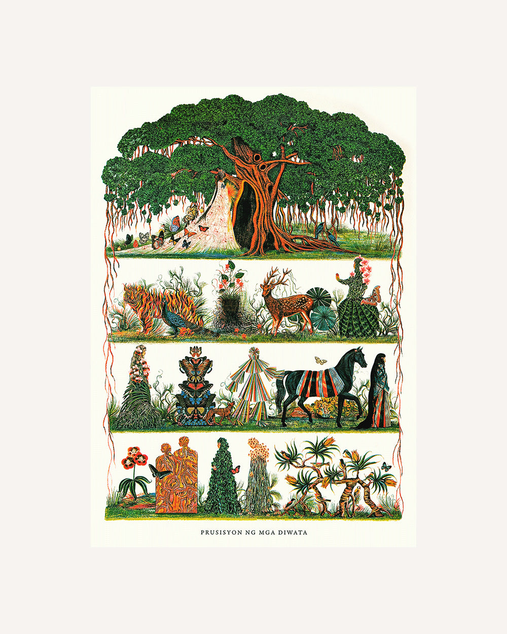 Prusisyon Ng Mga Diwata Riso Poster