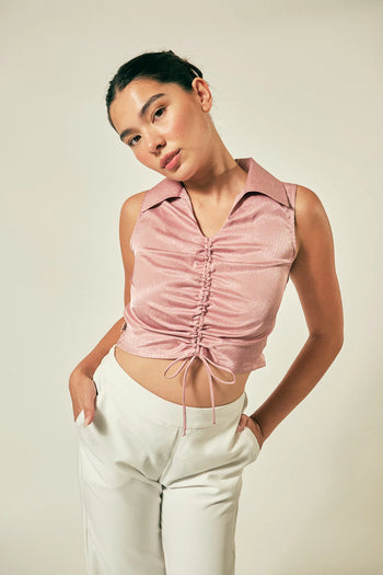Shelly Top in Petal
