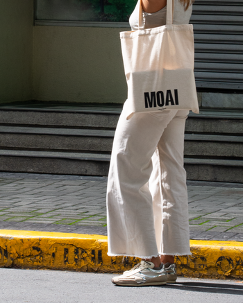 Moai Canvas Tote