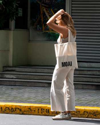 Moai Canvas Tote