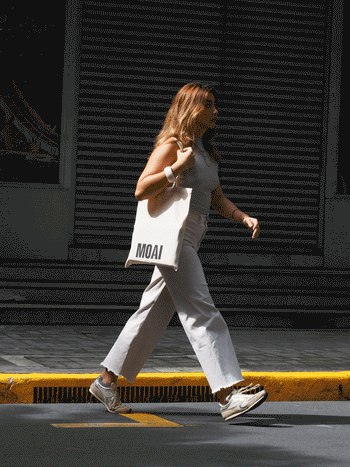 Moai Canvas Tote