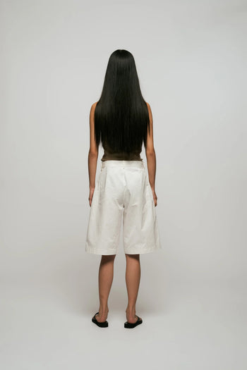Bermuda Shorts in White