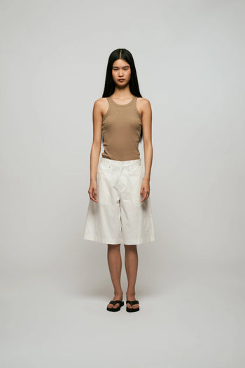 Bermuda Shorts in White