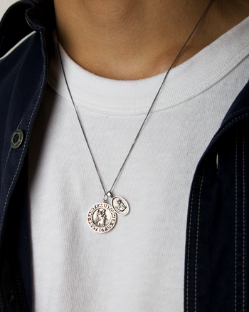 Cat Dad Silver Pendant