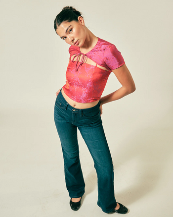 Tatiana Top in Dragonfruit