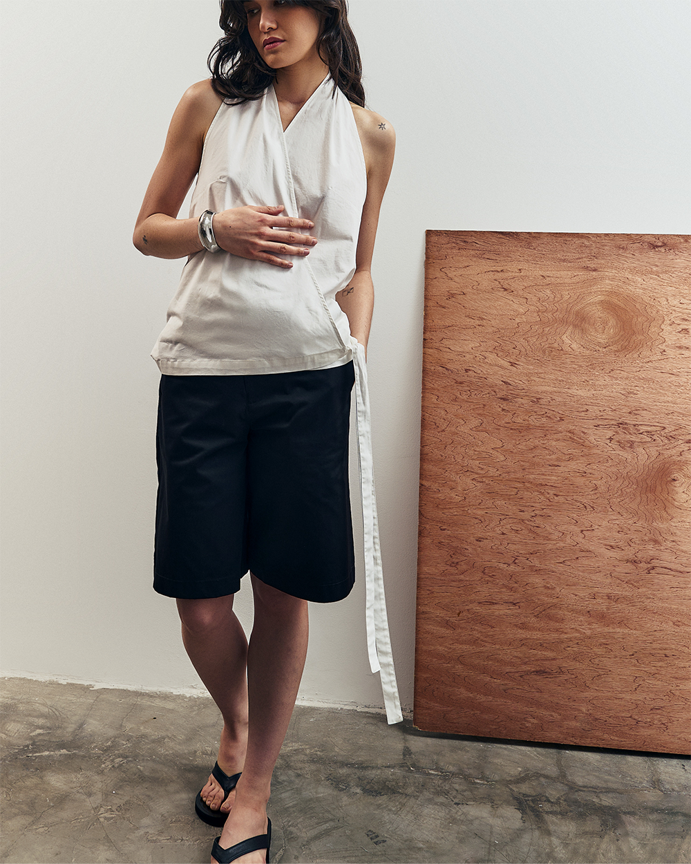 Bermuda Shorts in Black
