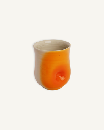 Pinch Cup in Radial Orange