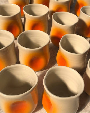 Pinch Cup in Radial Orange